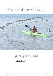 Seekajak-Revierführer Nordsee: Ostfriesland und Friesland, Version Beta 2