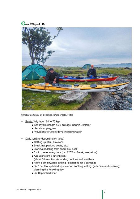 Seekajaktour: Umrundung Irlands im Seekajak 2015