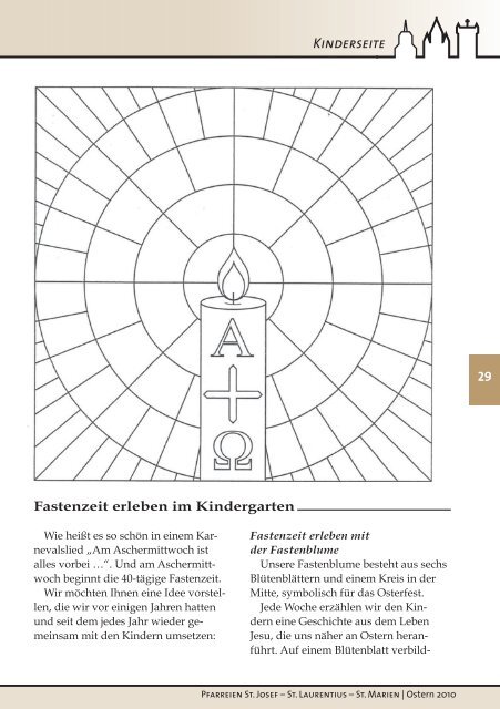 Pfarrbrief - Kath. Kirchengemeinde St. Laurentius in Warendorf