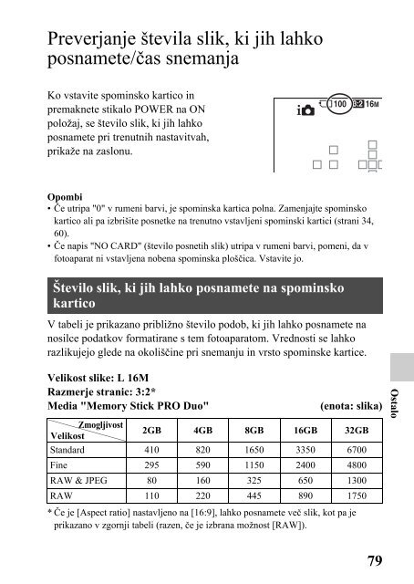 Sony SLT-A57M - SLT-A57M Mode d'emploi Slov&eacute;nien