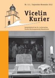 Wir beraten Sie gerne! - Ev.- luth. Vicelin - Kirchengemeinde ...