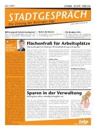 STADTGESPRÄCH (Zeitung) - ödp Bottrop