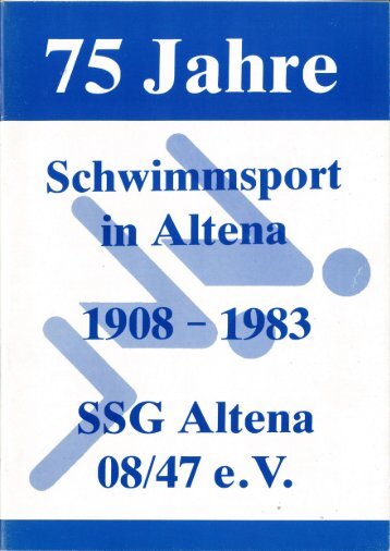 75 Jahre SSG Altena 08/47 e.V.