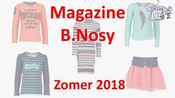 magazine zomercollectie bnosy 2018