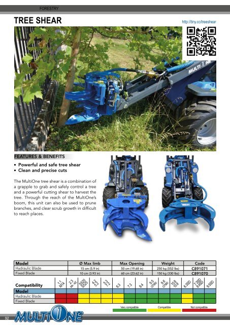 MultiOne UniForce 2018 Catalog