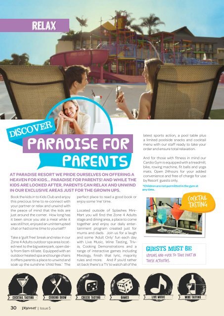 Paradise Resort Gold Coast, Australia Discover Magazine ISSUE #6