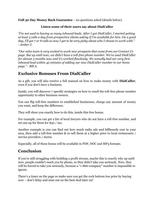DialCaller Review and (MASSIVE) $23,800 BONUSES