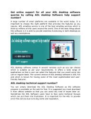 AOL desktop software help support number1-888-664-3555
