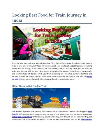 Looking_Best_Food_for_Train_Journey_in_India