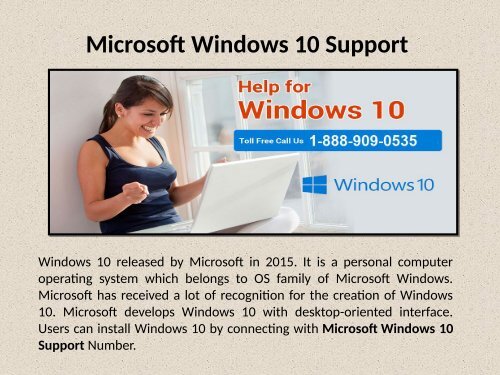 Microsoft Windows Technical Support Number 1-888-909-0535 