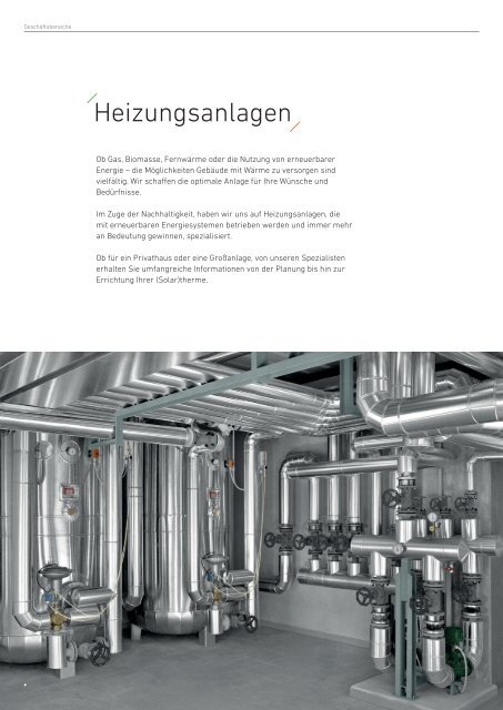 Unternehmensfolder Wieser + Scherer Zeller Haustechnik