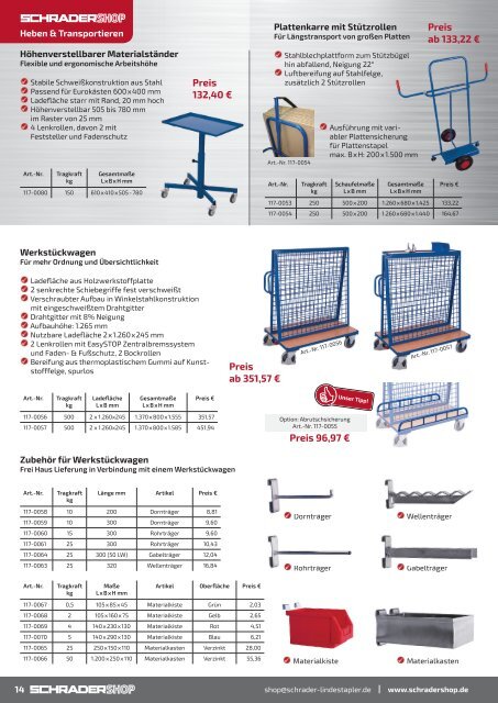 SchraderShop Katalog 2018