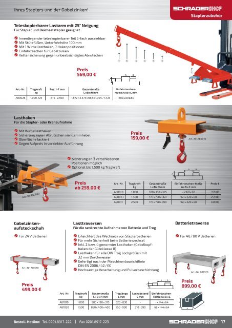 SchraderShop Katalog 2018