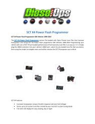 SCT X4 Power Flash Programmer