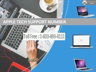 1-833-493-0111 Apple Tech Support Number