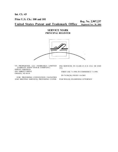 United States Patent and Trademark Office