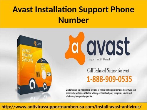 Call 1-888-909-0535 Avast Antivirus Installation Support Number