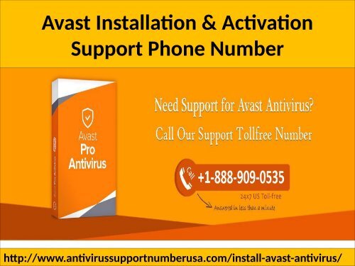Call 1-888-909-0535 Avast Antivirus Installation Support Number