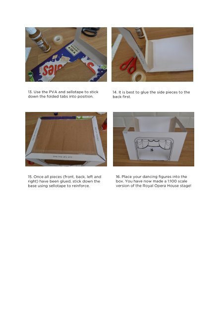 Cereal Box Model Box Instructions