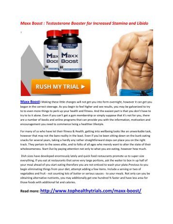 Maxx Boost : Improve your Sexual Performance