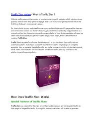 Traffic Zion review and Premium $14,700 Bonus