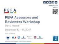 PEFA Training Slides Paris December 2017