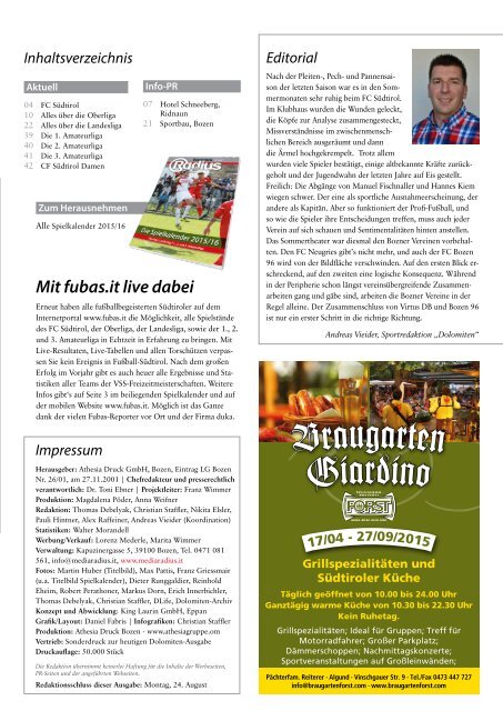 Fußball 2015/16