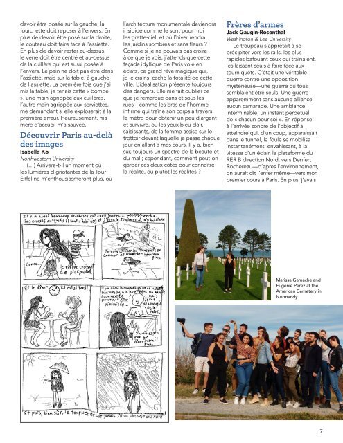 Sweet Briar College JYF in Paris Alumni Magazine - December 2018