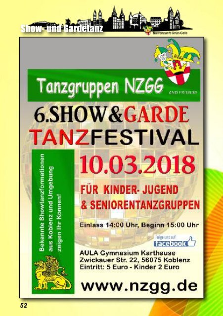 NZGG Narrenspiegel 2018