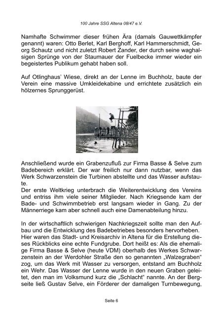 100 Jahre SSG Altena 08/47 e.V.