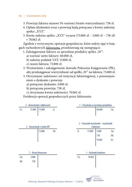 Almanach PZF r. VII_Faktoring 2017