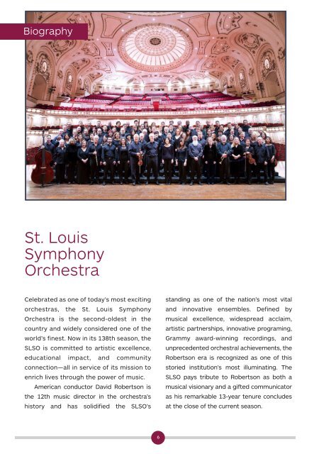 Program Notes – St. Louis Symphony – January 16, 2018 – CAMA
