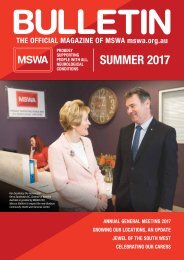 MSWA Bulletin Magazine Summer 17 