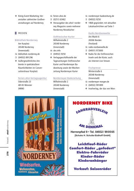 ahoi! norderney Magazin #27