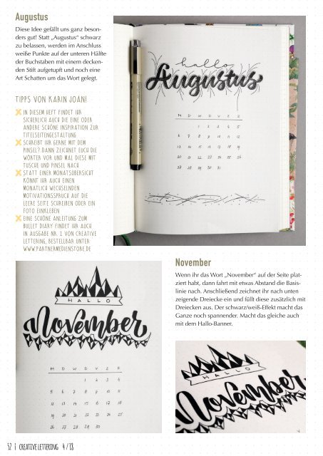 Creative Lettering - Die Kunst der schönen Buchstaben 04/2018