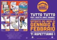 Volantino La Casa degli Animali Gennaio/Febbraio