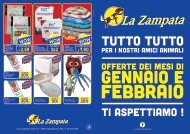 Volantino La Zampata Gennaio/Febbraio