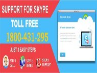 Skype Helpline Number Australia 1800-431-295