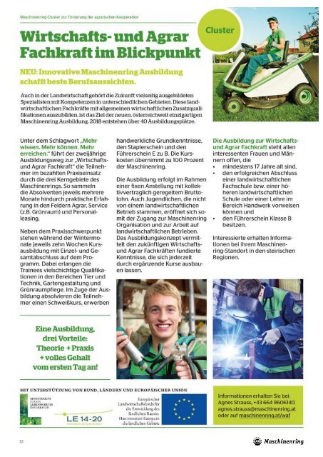 Maschinenringzeitung Jänner 2018