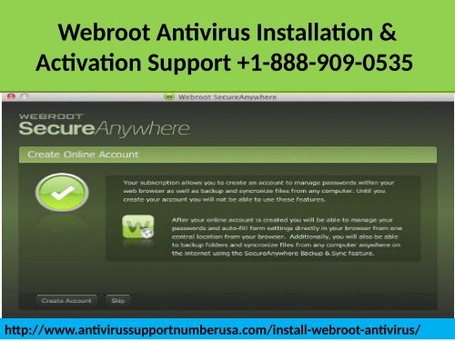 Webroot Antivirus Installation Support 1-888-909-0535 Number