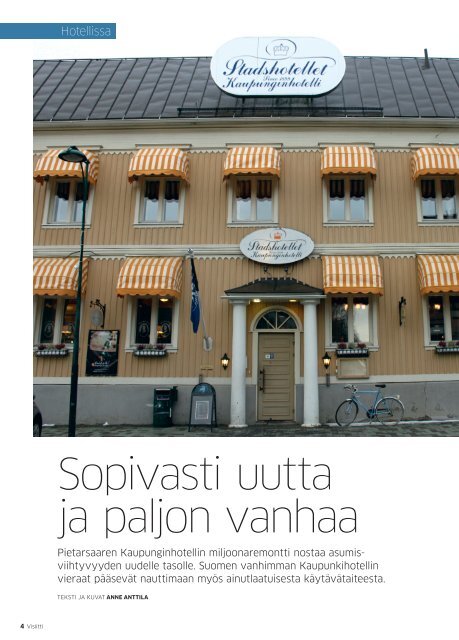 Visiitti - Finlandia Hotellien asiakaslehti