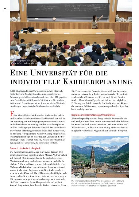 Südtirol Magazin Sommer 2014 - Die Welt