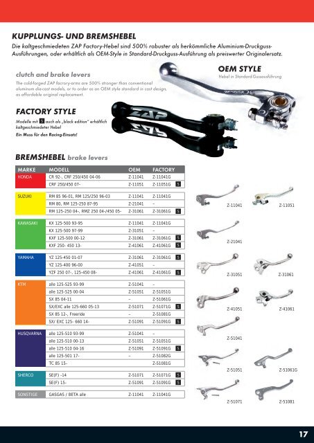 ZAP-Technix KATALOG 2018