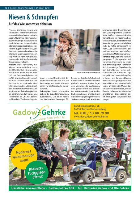 Gazette Charlottenburg Nr. 1/2018