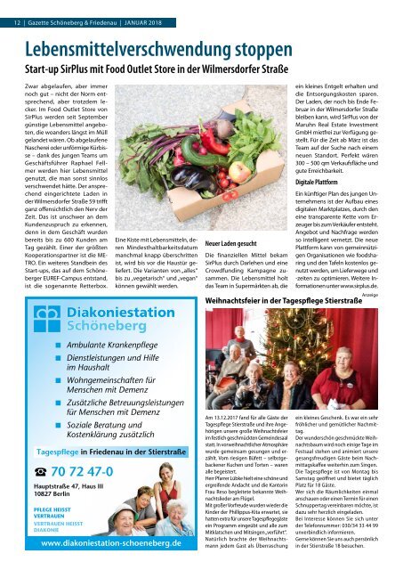 Gazette Schöneberg & Friedenau Nr. 1/2018