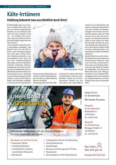 Gazette Schöneberg & Friedenau Nr. 1/2018
