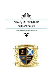 SFA Quality Mark - Submission Document