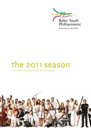BYP Tour Brochure 2011 - Baltic Youth Philharmonic
