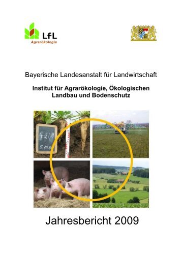 Jahresbericht 2009 - Bayerische Landesanstalt für Landwirtschaft ...