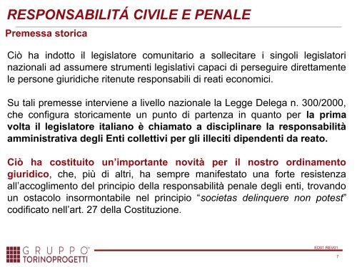 1C_La responsabilità civile, penale ed il D.Lgs. 231-01.ppt
